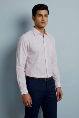 Men's Premium Crimson step Formal Shirt